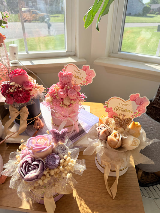 Mini candles bouquet