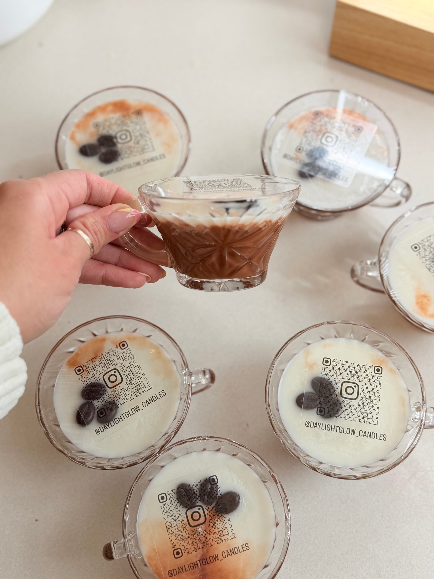 Morning coffee ritual